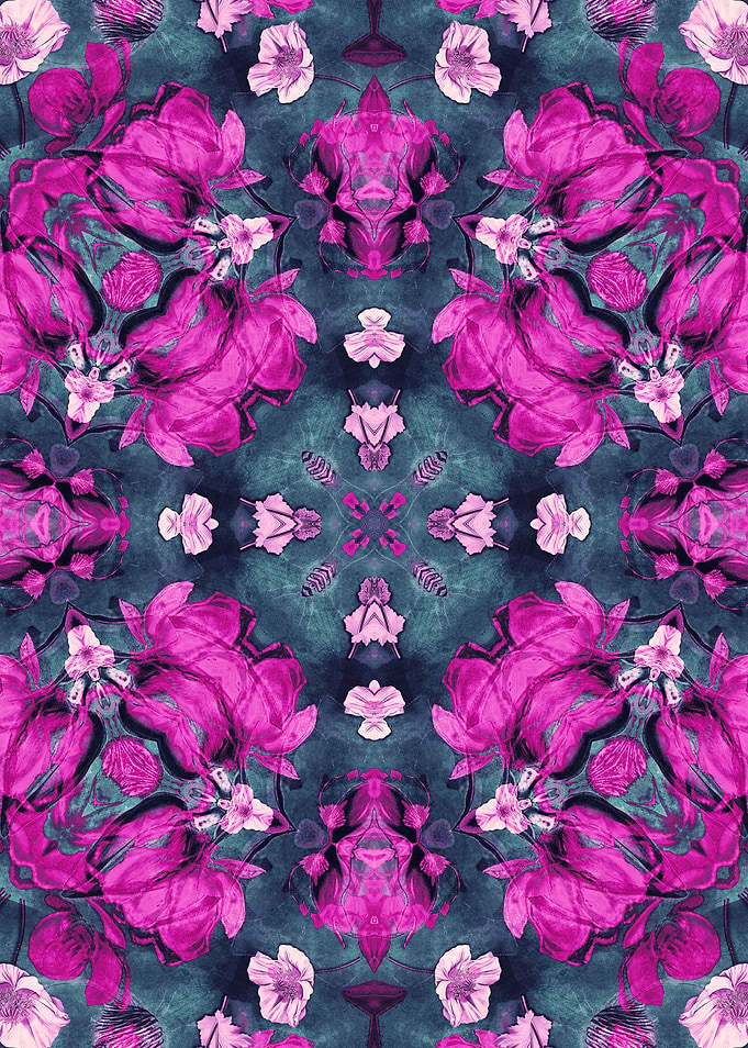 mandala pink rain
