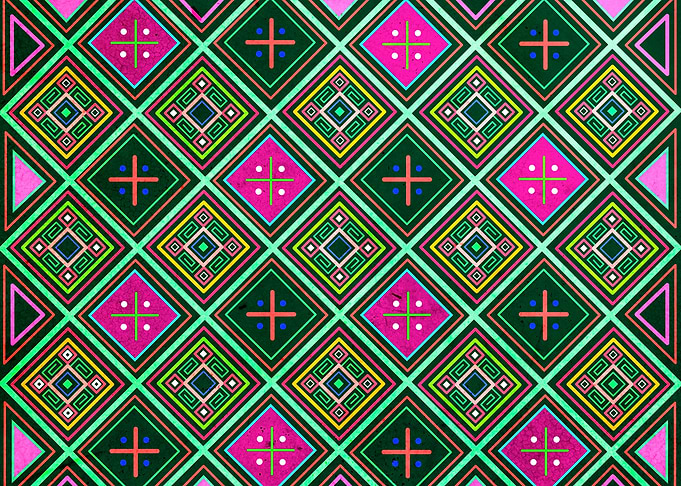 Indigenous ethnic pattern design