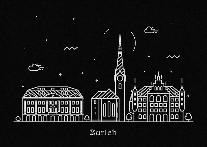 Zurich Skyline Switzerland