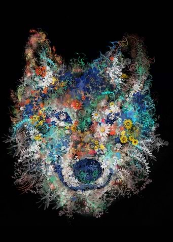 floral wolf