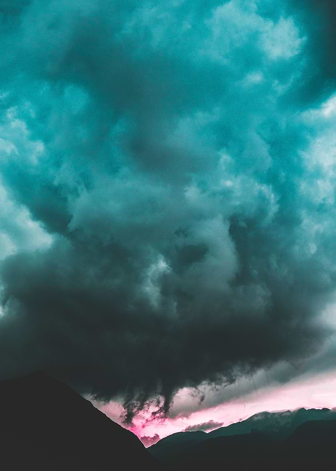 Soča insane clouds