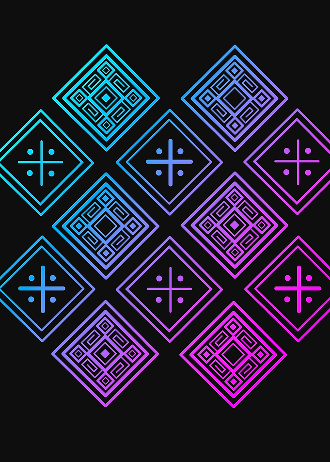 Indigenous ethnic pattern design