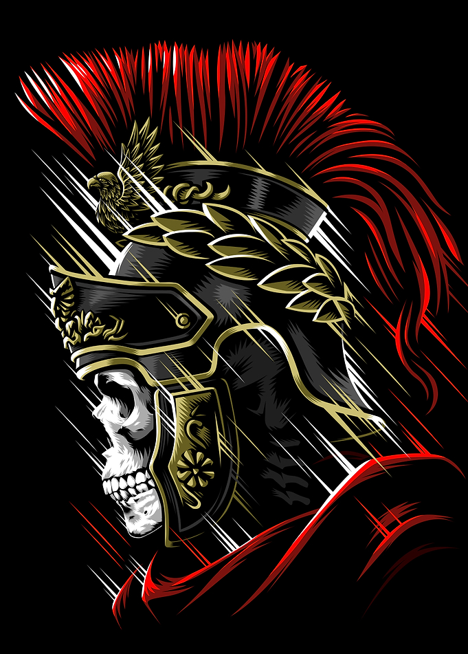 Roman Skull T-shirt