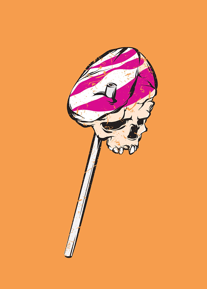 Chupa chups skull