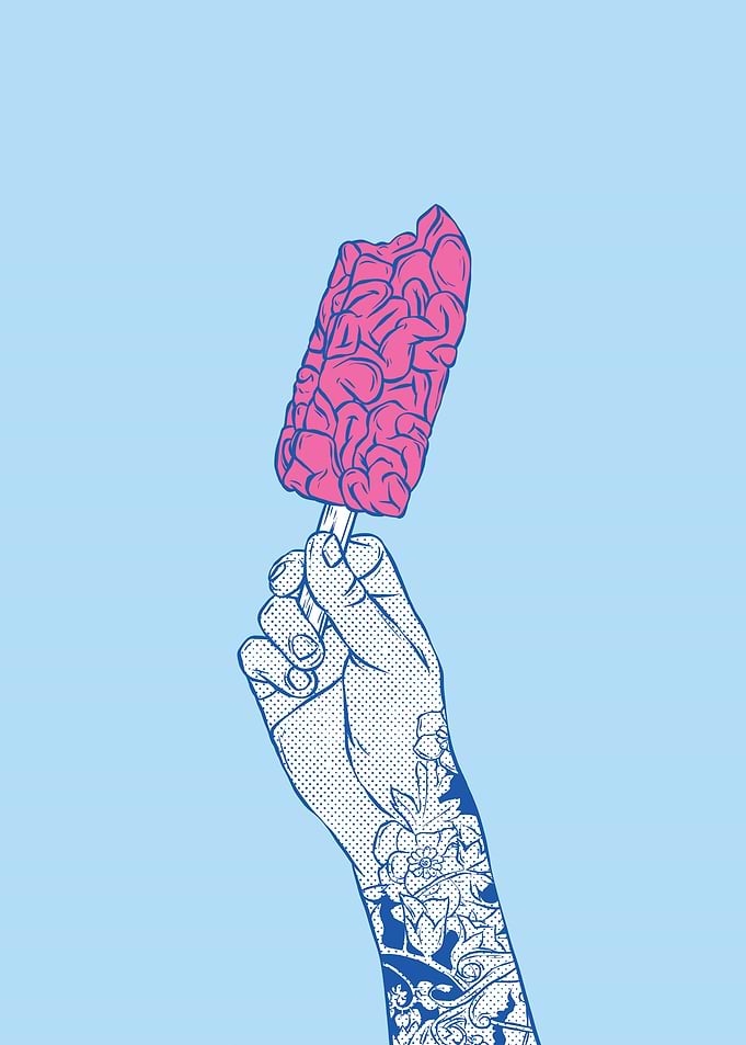 Brain ice cream! mmmmm