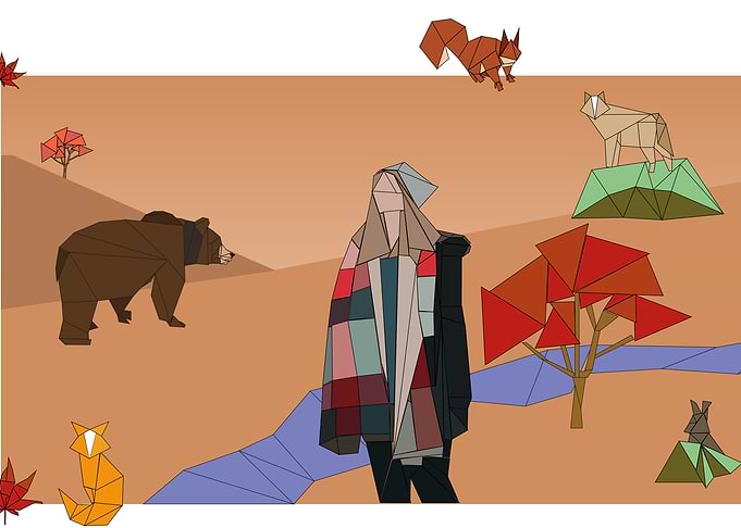 Girl in autumn