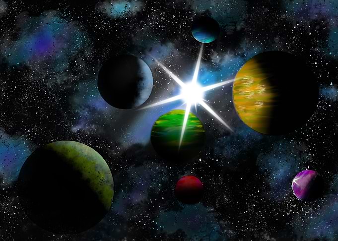 Colored Dark Nebula