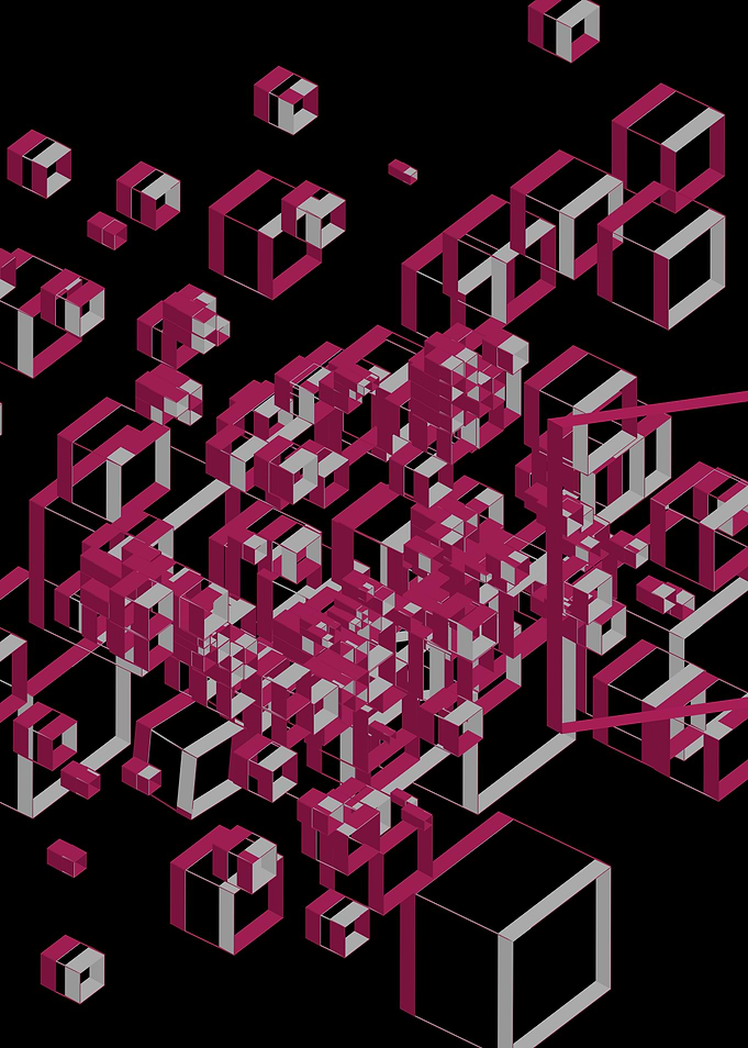 3D Futuristic GEO Lines III