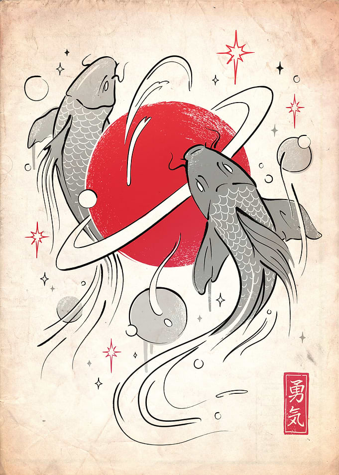 Cosmic koi