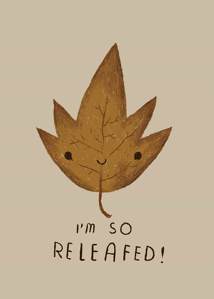 i'm so releafed