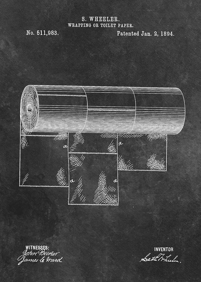 1894 Wheeler Wrapping of toilet paper