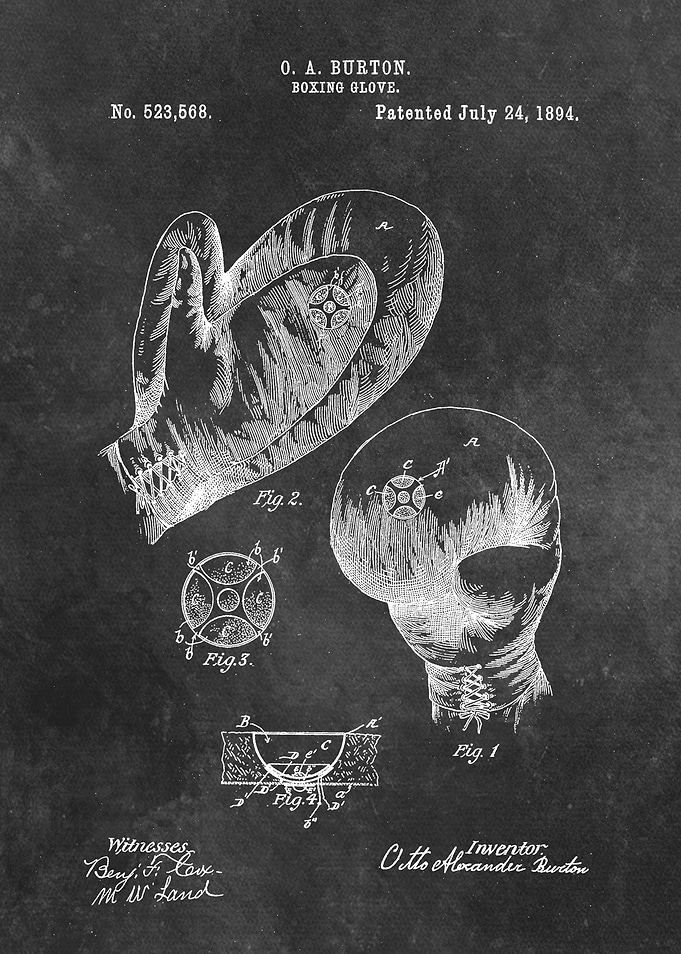 1894 Burton Boxing Glove