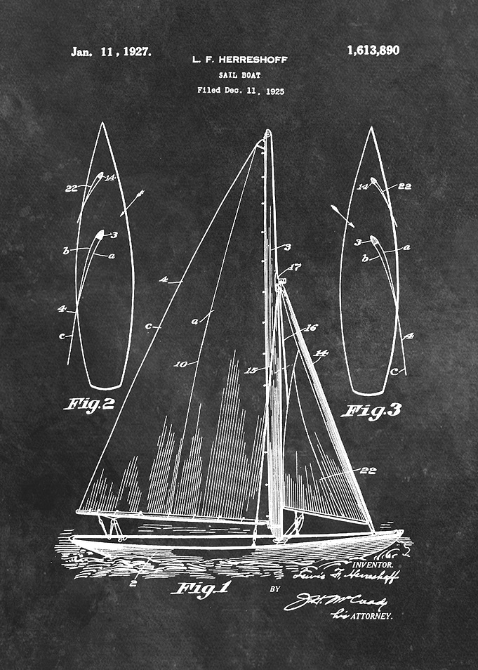 1925 Herreshoff Sail Boat