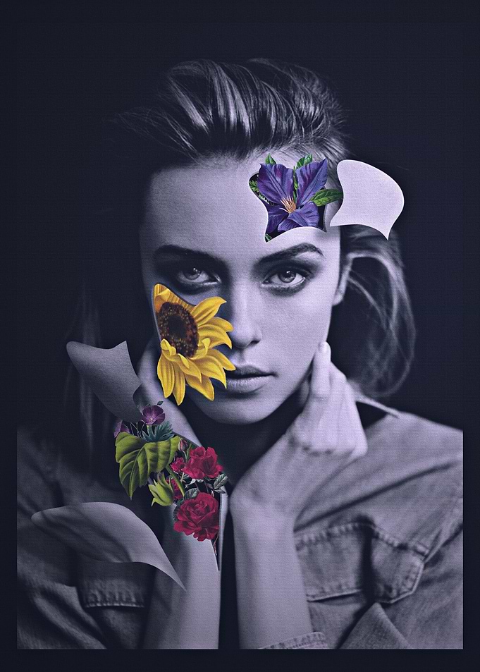 Flower skin