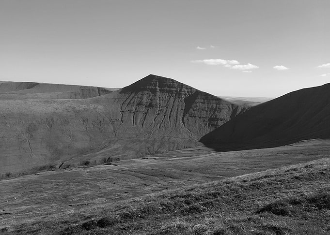 The Imposing North Face Of Cribyn