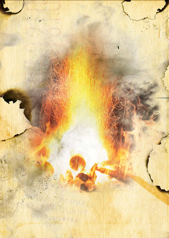 Burnt Parchment I