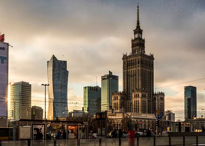 Palace of Culture in Poland.