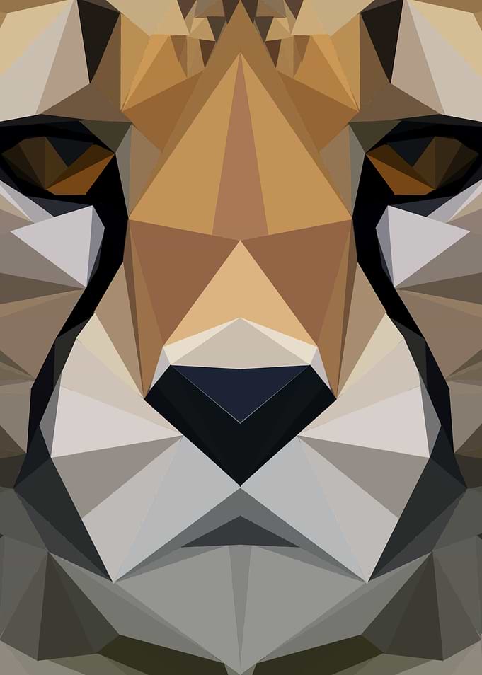 Low Poly Cheetah