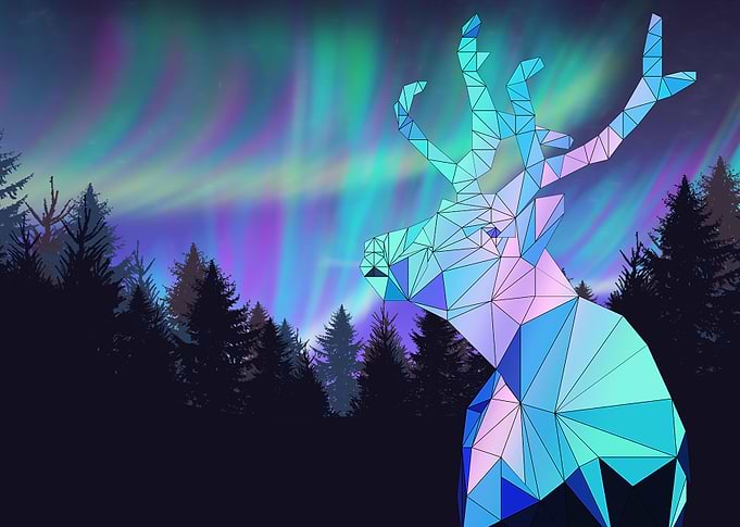 Aurora Reindeer