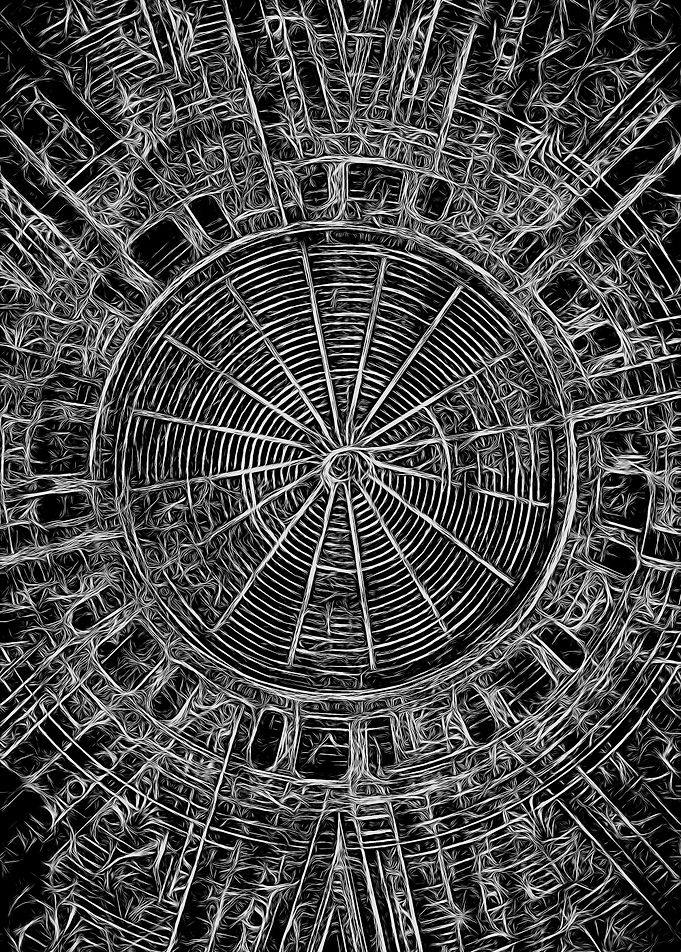 Mandala - black web