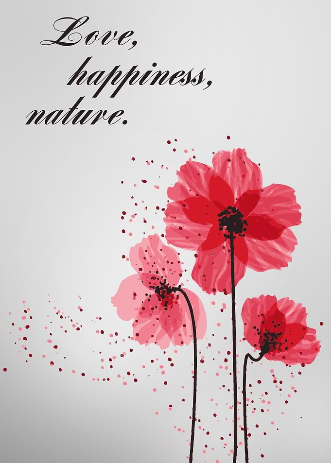 Love happiness nature