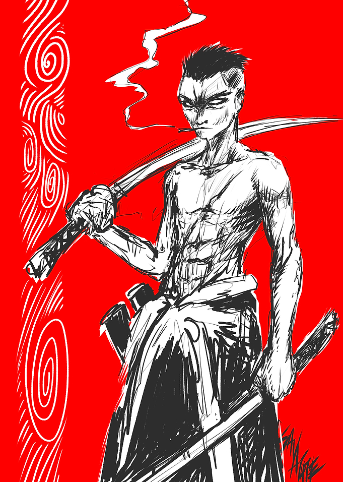 Smoking Samurai
