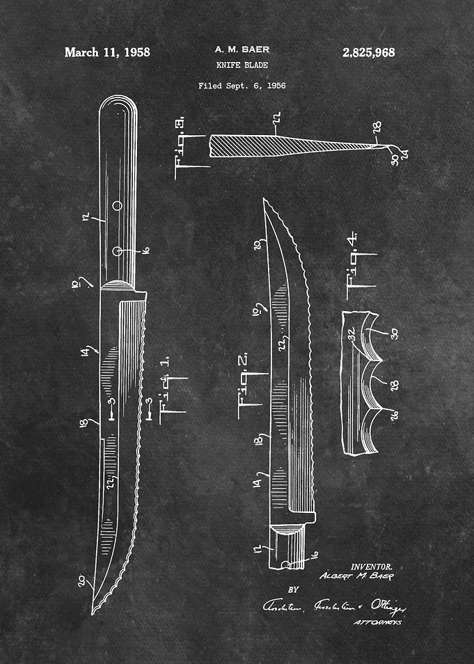 1956 Baer Knife Blade
