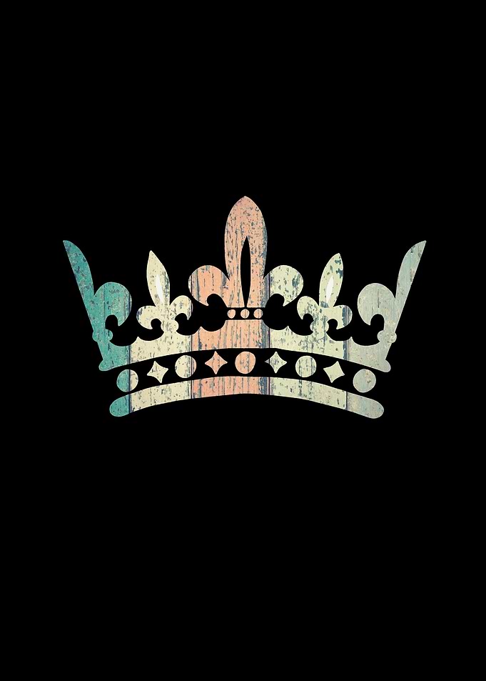 Wood Pastel Crown