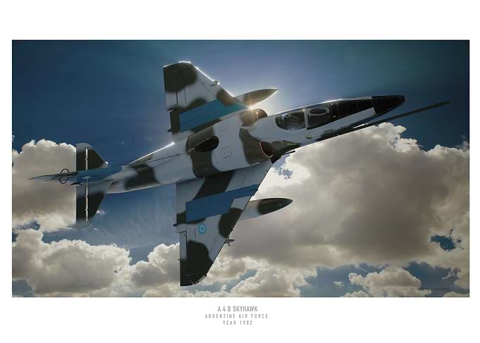 1982 A4B SKYHAWK 'HALCONES'