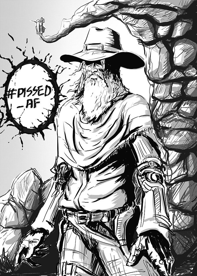 Old Man Who is Pissed AF