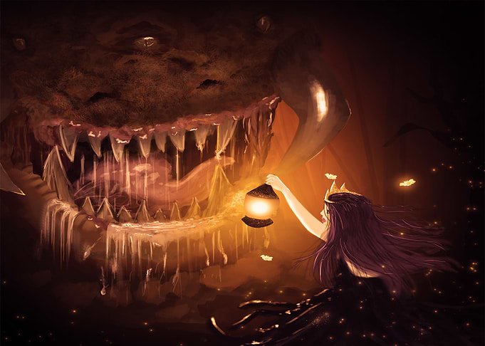 Princess with her Monster