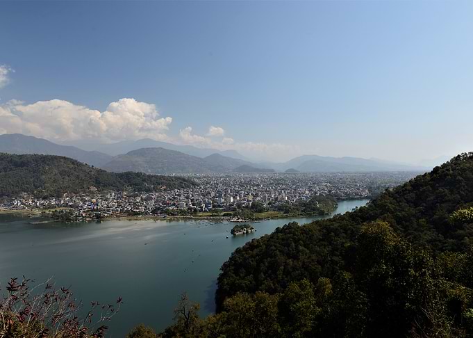 Pokhara From Above