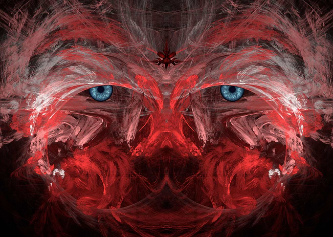 Psychedelic Human Face (Shaman Concept)