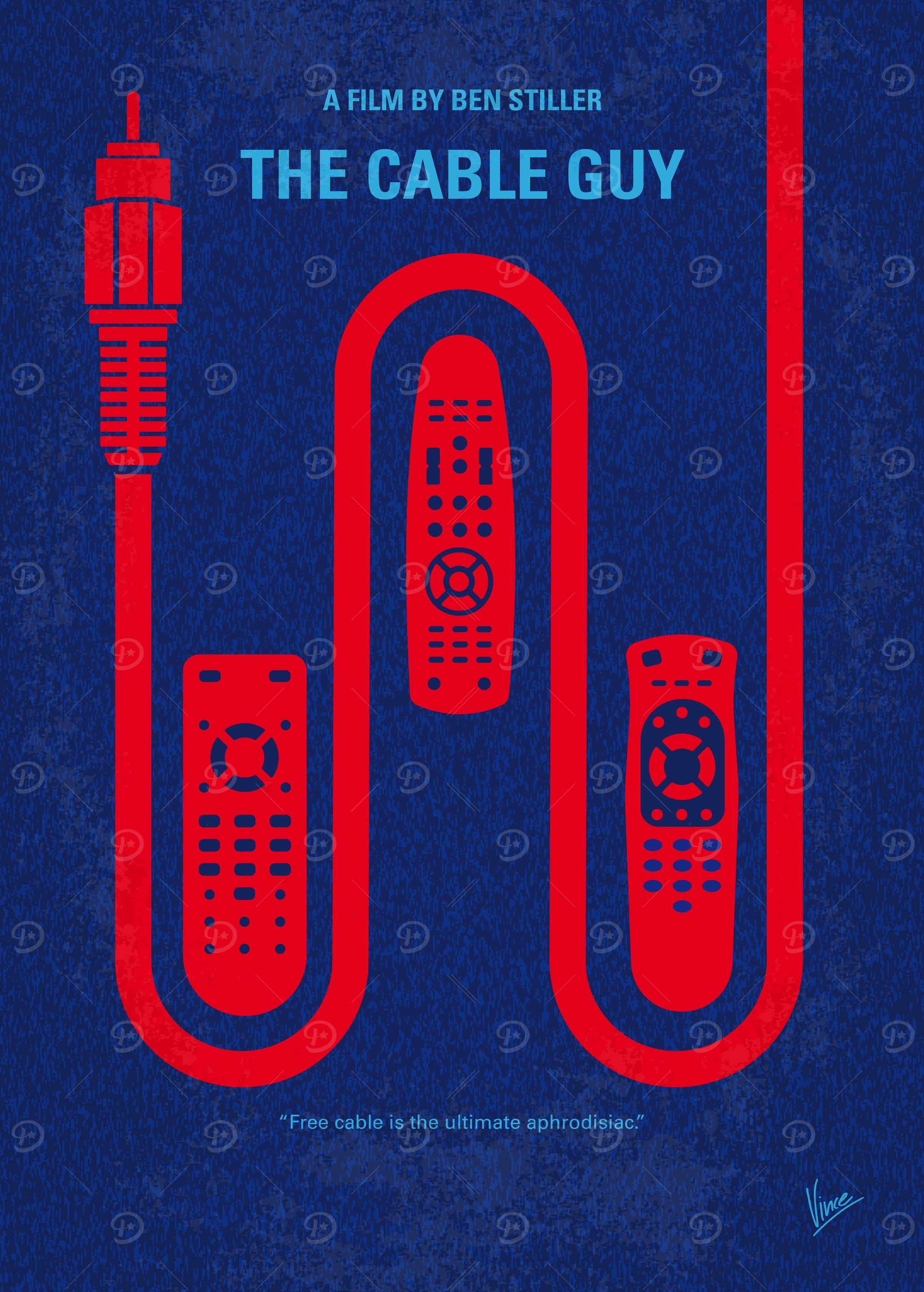 No948 My The Cable Guy minimal movie poster