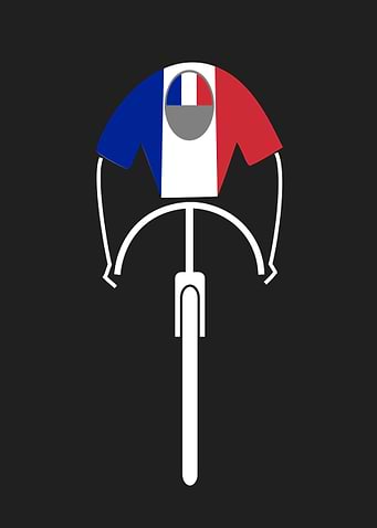 Vintage cycling poster