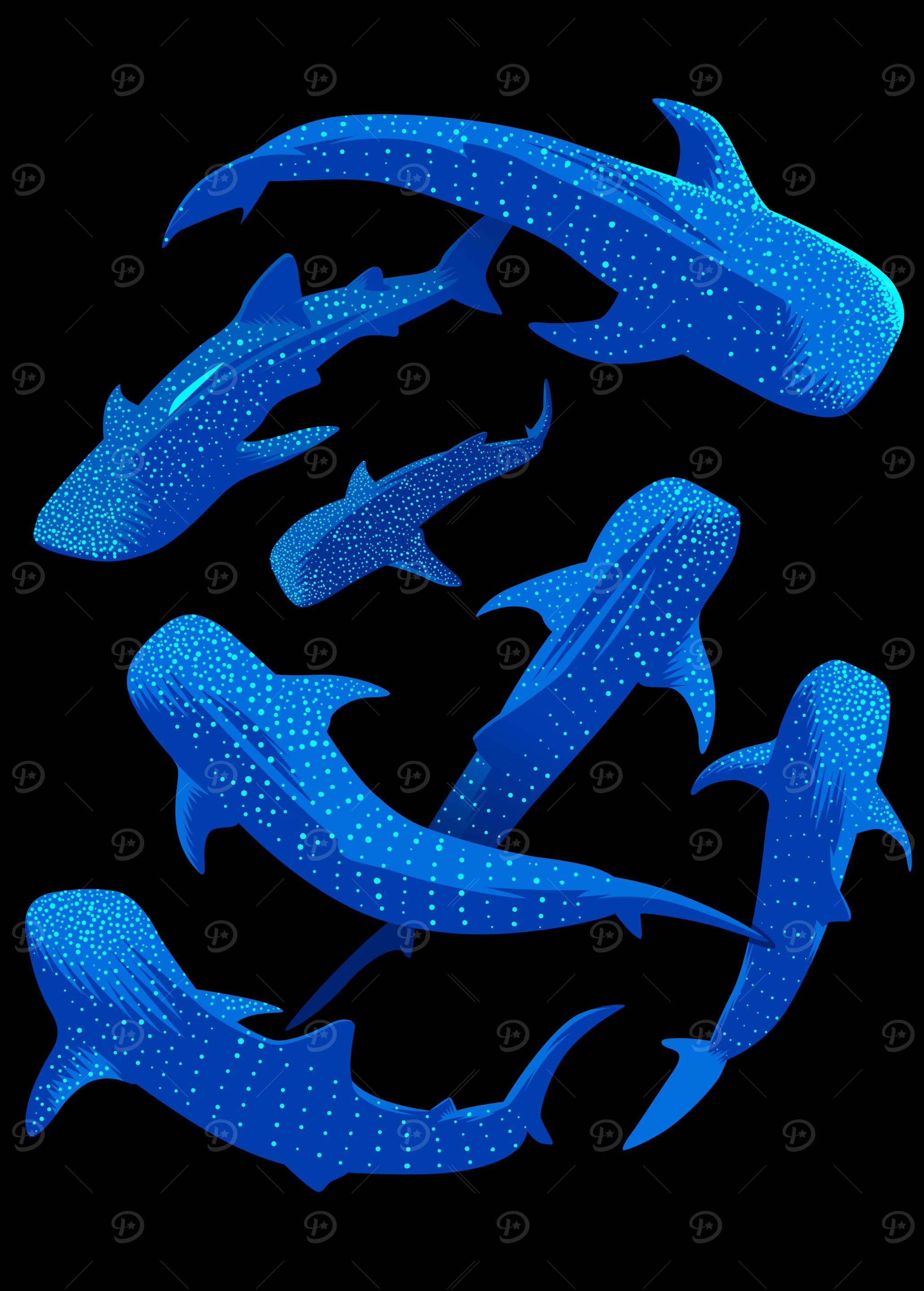 Shark Whale pattern