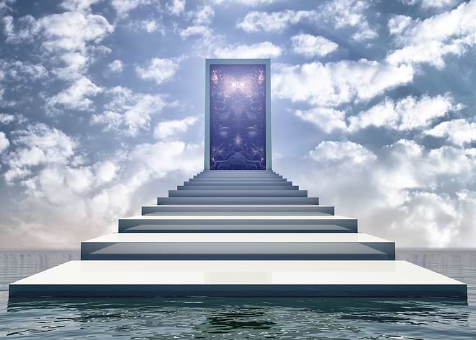 Awakening Enlightenment Concept