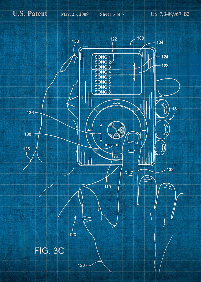 Apple iPod Patent MP3 Player
