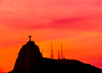Sunset In Rio de Janeiro