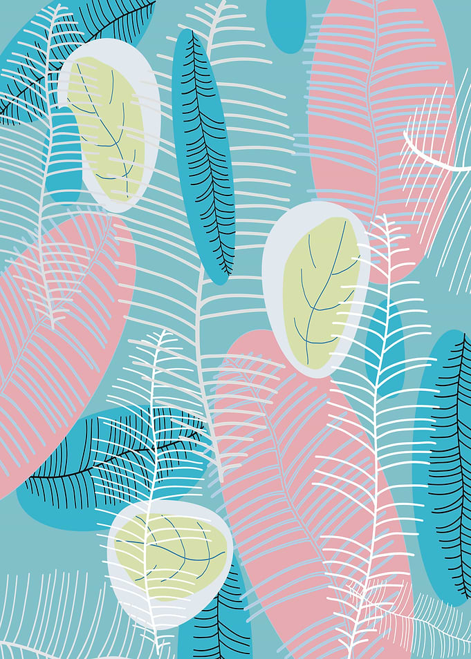 Baby Blue Retro