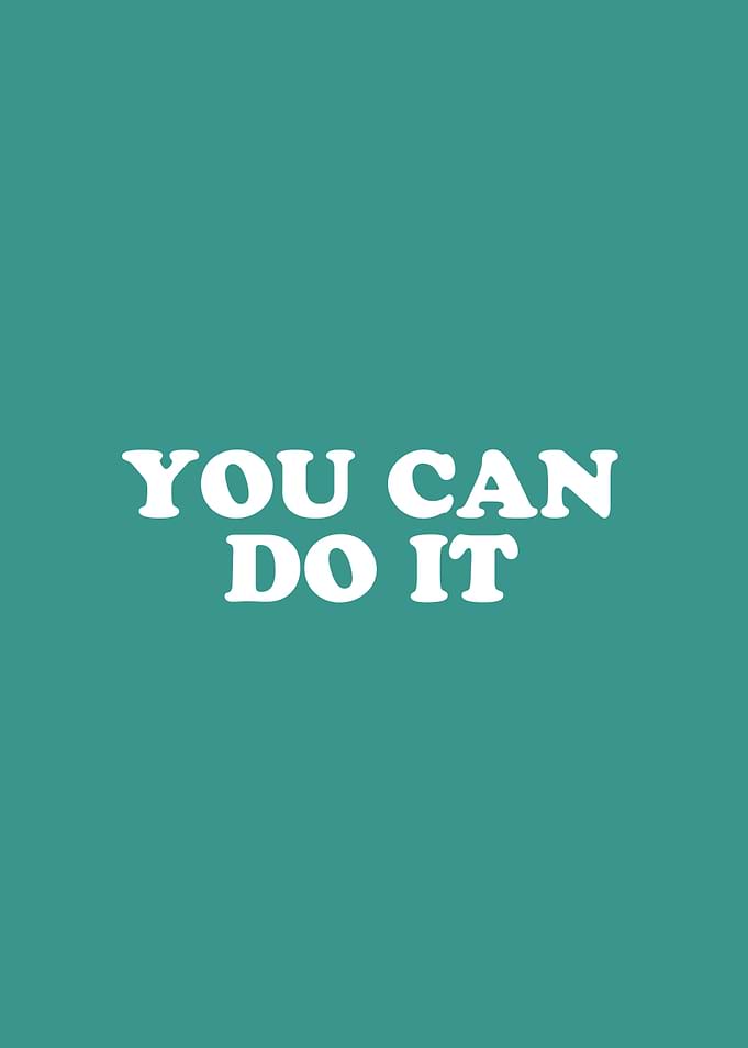 You Can Do It Simply Inspired Series 020