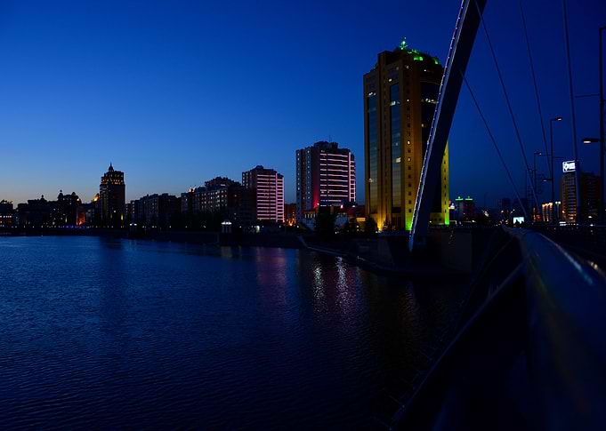 Blue river Astana