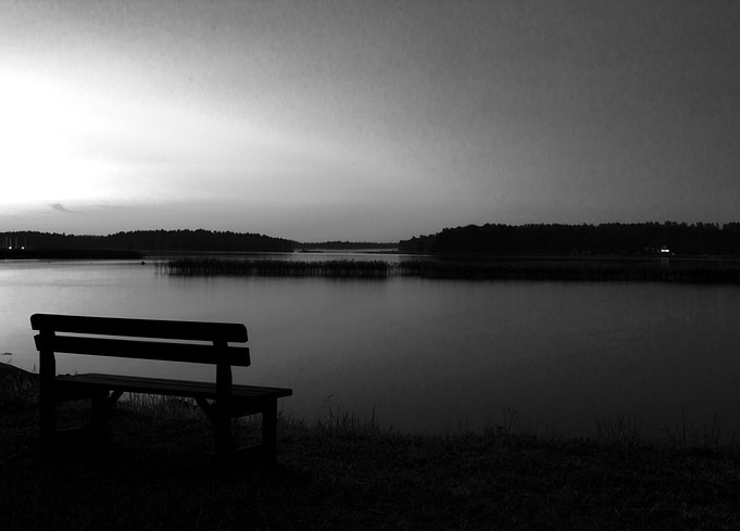 Late sunset, Finland