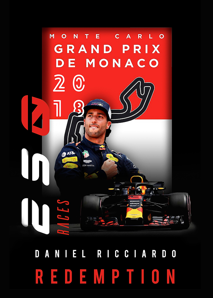 Daniel Ricciardo F1 2018 250 Monaco Races Win
