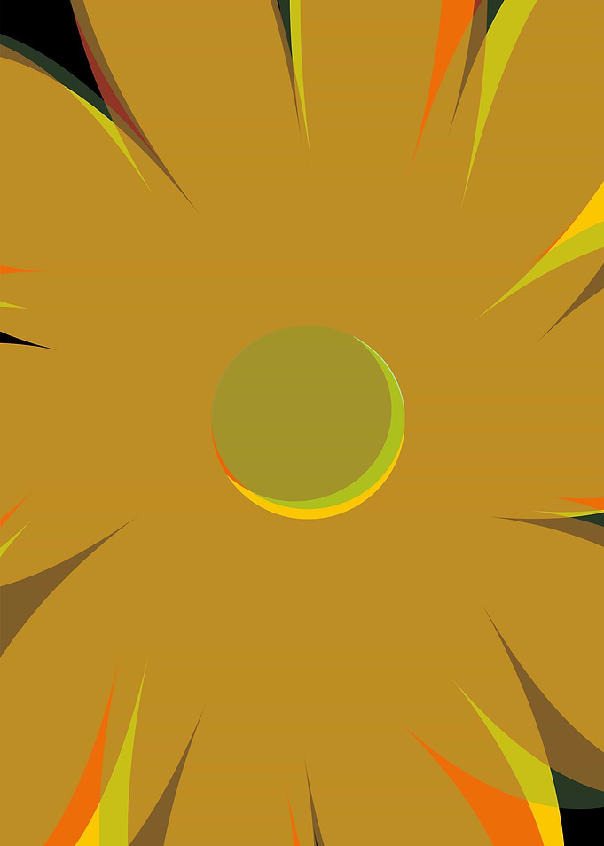 70s inspired flower power