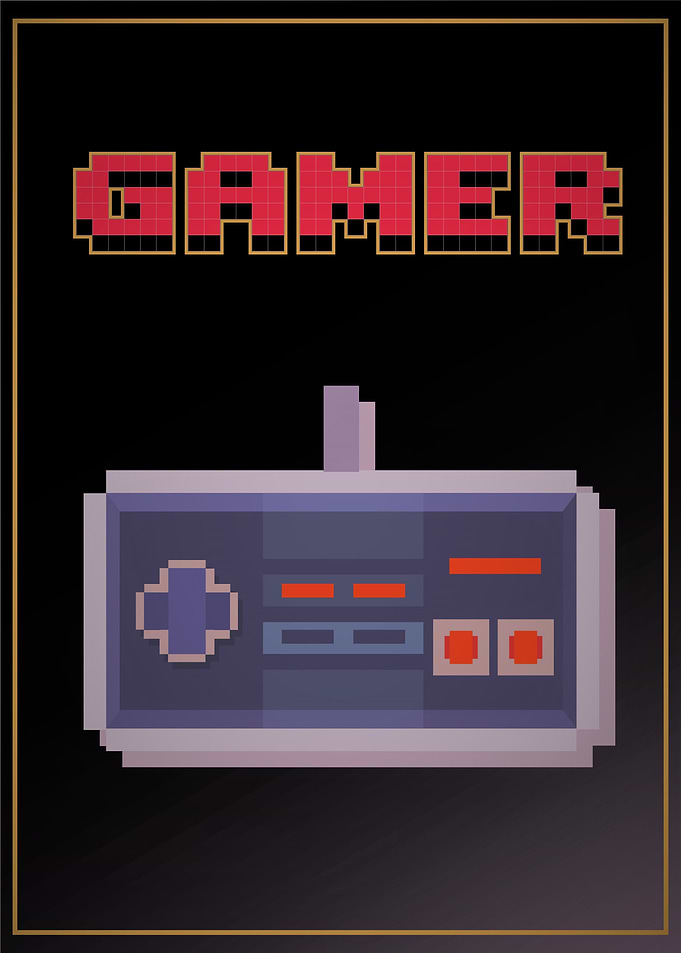 Red Pixel Gamer No. 2