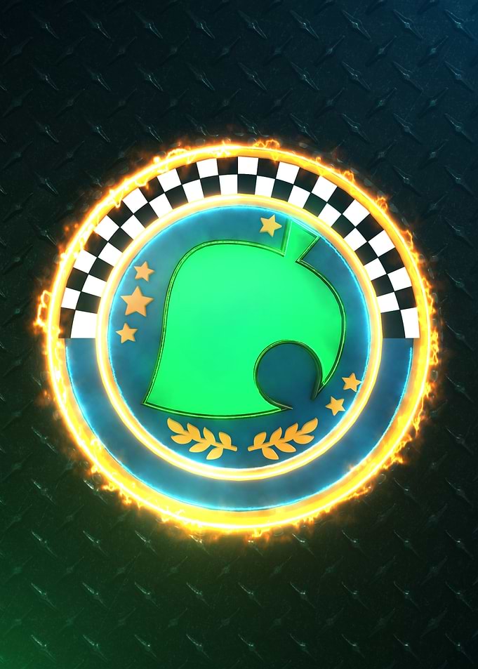 3d crossing cup Emblem