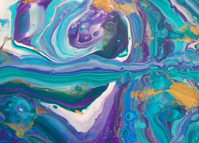 Purple Teal Maze
