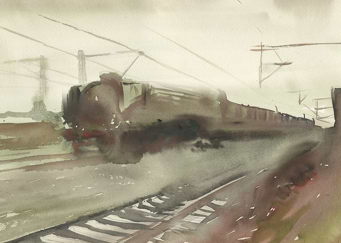 At the station