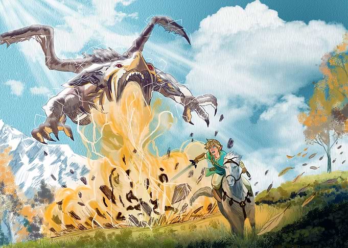 Link vs Dragon